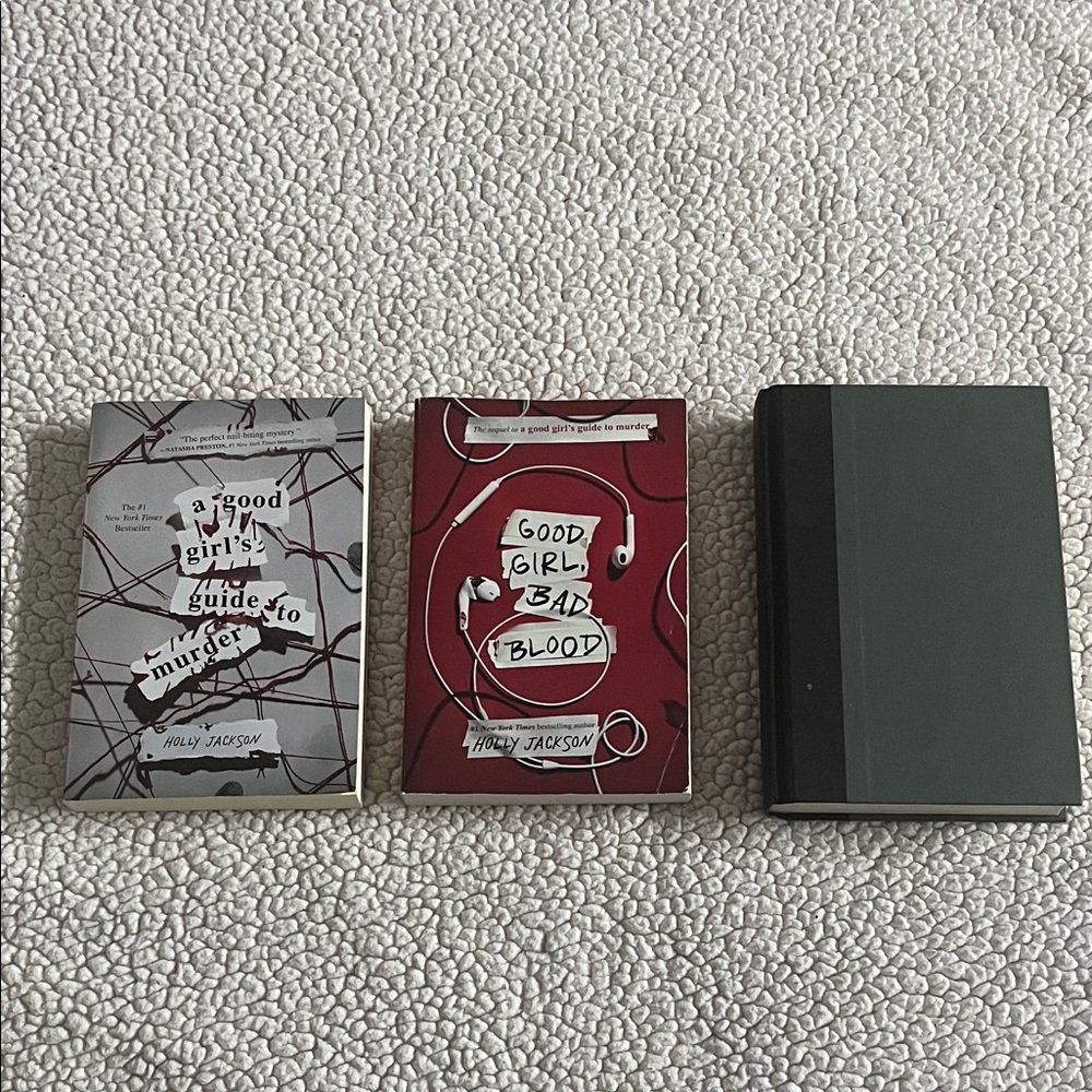 A 3 part book series on Holly Jackson’s a good guide to murder